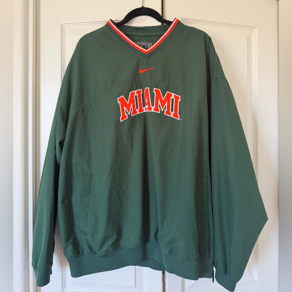 Miami Nike Team Jacket with Patch Detail